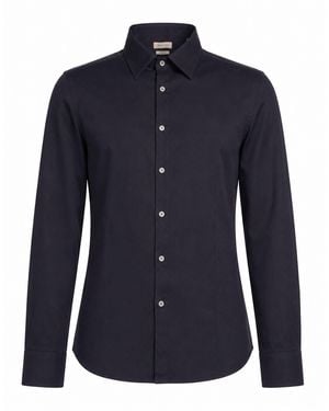 Bagutta Shirt Cotton, Elastane - Blue