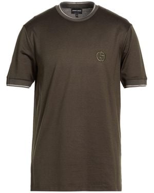 Giorgio Armani T-Shirt Cotton, Silk, Viscose, Polyester - Green
