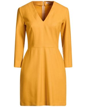 Lardini Mini Dress Virgin Wool, Elastane - Yellow