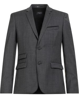 The Kooples Charcoal Blazer Wool - Black