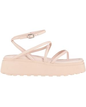 Vic Matié Thong Sandal Leather - Pink
