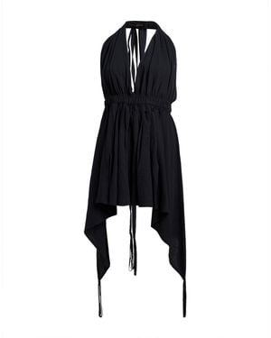 Caravana Charcoal Midi Dress Cotton - Black