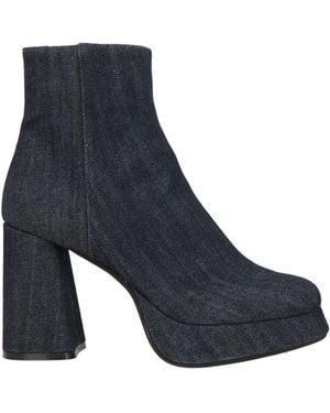Roberto Festa Notabene Ankle Boots Textile Fibres - Blue
