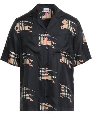 Burberry Shirt Silk - Black