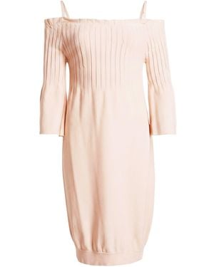 Manila Grace Open Soul Mini Dress Viscose, Polyamide - Pink