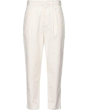 Alpha Studio Pants Cotton, Elastane - White