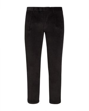 Liu Jo Charcoal Trousers Cotton, Elastane - Black