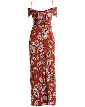 Rabanne Maxi Dress - Red