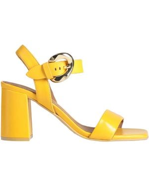 Carmens Marigold Sandals Leather - Yellow