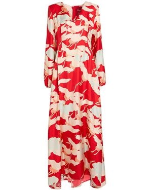 Co.Go Maxi Dress Silk - Red