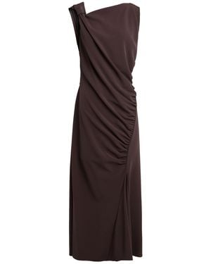 Imperial Maxi Dress Polyester, Elastane - Brown