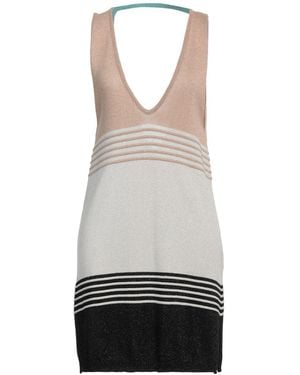 Akep Mini Dress Viscose, Polyamide, Polyester - White