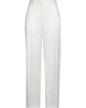 MSGM Pants Virgin Wool, Polyester - White