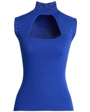 Liu Jo Turtleneck Viscose, Polyamide - Blue