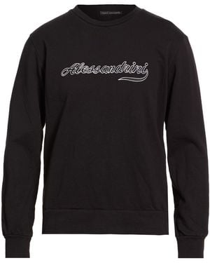Daniele Alessandrini Sweatshirt Cotton - Black