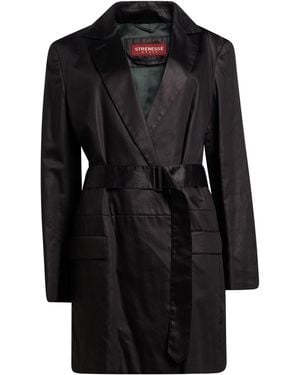 Strenesse Overcoat & Trench Coat - Black
