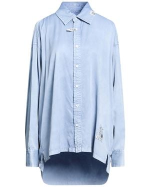 Maison Mihara Yasuhiro Shirt Rayon, Cotton - Blue
