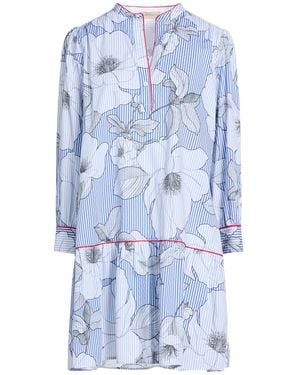 Purotatto Mini Dress Cotton - Blue