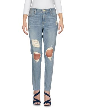 FRAME Pantalon En Jean - Bleu