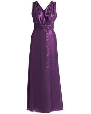 Rinascimento Maxi Dress Polyester - Purple