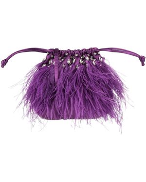 Twenty Four Haitch Cross-body Bag - Purple