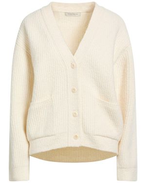 NOTHING WRITTEN Ivory Cardigan Merino Wool, Nylon - White