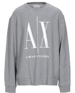 ARMANI EXCHANGE Sweatshirts - Grey