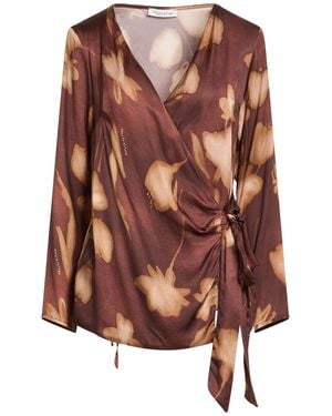 Manila Grace Top Viscose - Brown