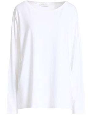 Le Tricot Perugia T-Shirt Viscose, Elastane - White
