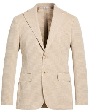 Manuel Ritz Blazer Cotton, Polyester - Natural