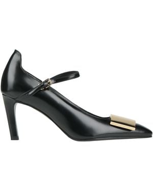Lella Baldi Pumps Leather - Black