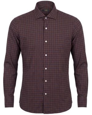 Barba Napoli Camicia - Viola