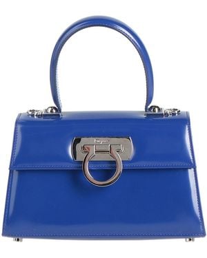 Ferragamo Handbag Leather - Blue