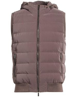 Moorer Vest Polyamide, Polyester - Brown