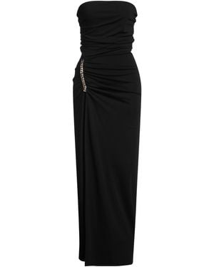 Gaelle Paris Maxi Dress Rayon, Polyamide, Elastane - Black