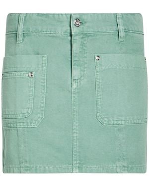Blumarine Mini Skirt Cotton - Green