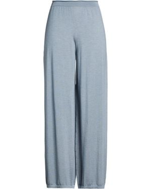 Fedeli Azure Pants Cashmere, Silk - Blue