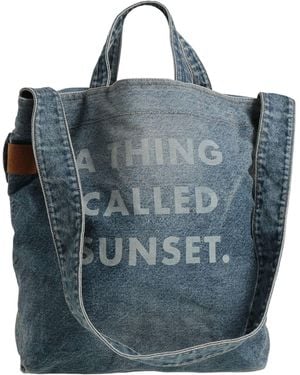 Palm Angels Handbag Cotton - Blue