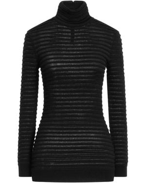 Valentino Garavani Le Noir Turtleneck Viscose, Wool, Polyamide, Elastane - Black