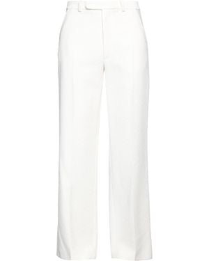 CASABLANCA Pants Viscose, Virgin Wool, Polyamide - White