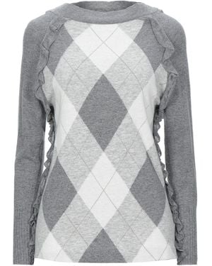 Ballantyne Jumper Polyamide, Viscose, Wool, Cashmere, Metallic Polyester - Grey