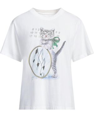 MM6 by Maison Margiela T-Shirt Cotton - White