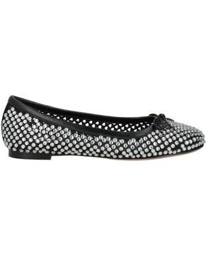 Lola Cruz Ballet Flats Textile Fibres - Black