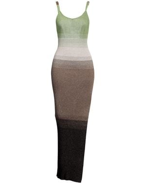 Gcds Maxi Dress - Brown