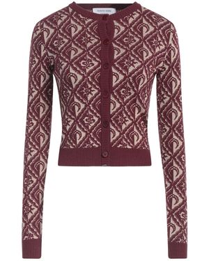 Marine Serre Cardigan - Red