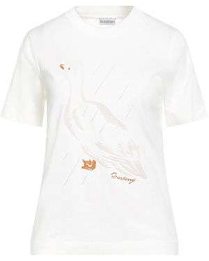 Burberry T-Shirt Cotton - White
