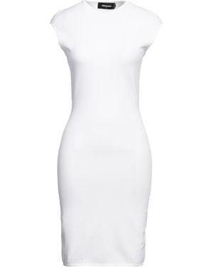 DSquared² Mini Dress Viscose, Polyester - White
