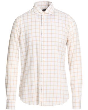 Savile Row Shirt Cotton, Linen - White