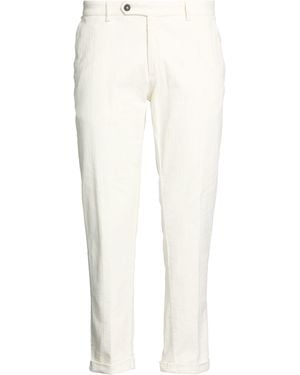 TWENTY-ONE by ANTONIO CARNEVALE Trousers Cotton - White
