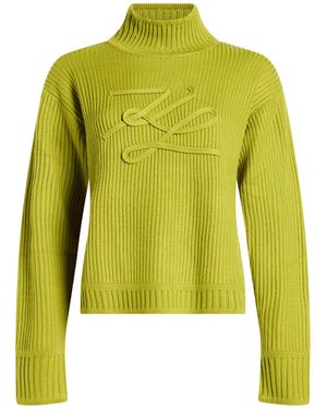 KARL LAGERFELD Turtleneck - Green